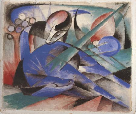 Franz Marc Horse Asleep (mk34)